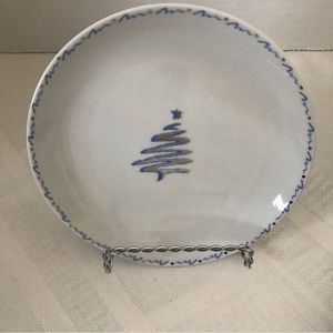 Boston Warehouse‎ Small Christmas Tree Dessert Plate -1